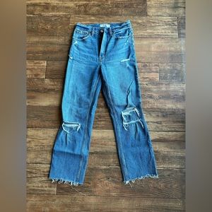 Ankle Straight A&F Jeans